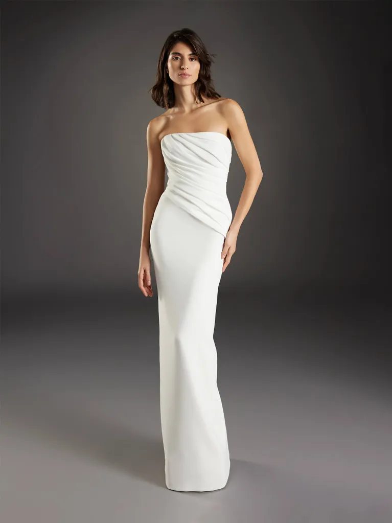 Sants sheath wedding dress from Pronovias