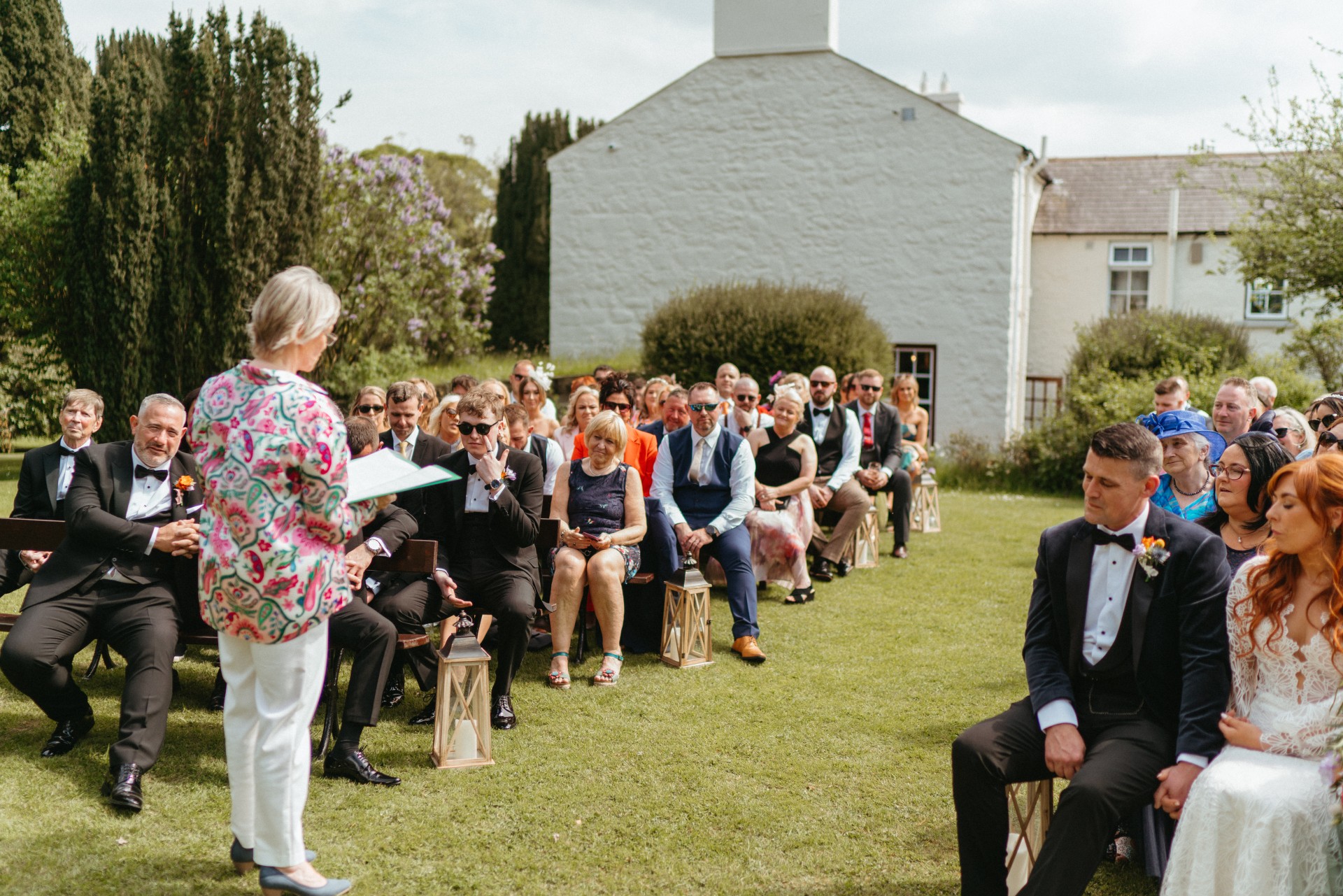 Wedding ceremony at Limepar, Co. Antrim